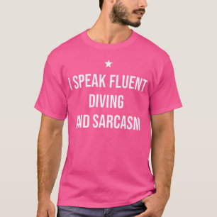 Camiseta Eu Falo Fluent Merging E Sarcasm Engraçado Merging