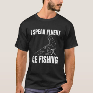 Camiseta Eu Falo Fluente Pesca no Gelo