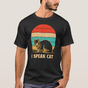 Camiseta Eu Falo Gato Mãe Humor Gato Pai Gato Beautifu