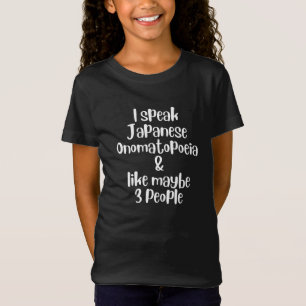CAMISETA EU FALO ONOMATOPEIAS JAPONESAS & TALVEZ 3 PESSOAS