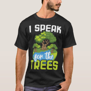 Camiseta Eu Falo Por Árvores - Proteção Ambiental E