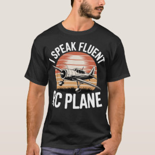 Camiseta Eu Falo Rc Avião Fluente