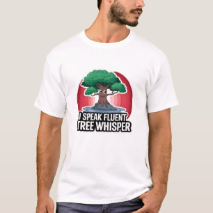 Camiseta Eu Falo Sussurro De Árvore Fluente