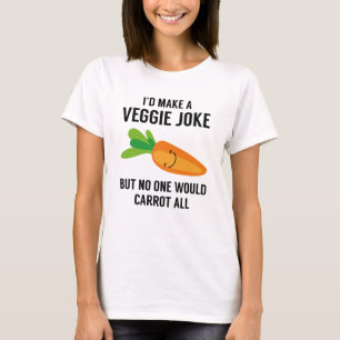 Camiseta Eu faria uma Piada de vegetariano