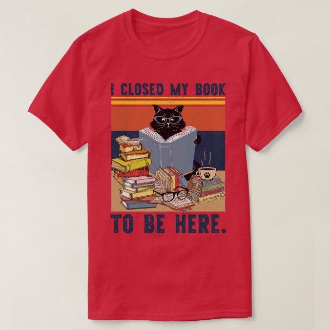 Camiseta Eu Fechei Meu Livro Para Ser Presente Do Hermecute (Frente do Design)