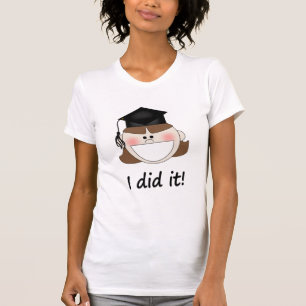 Camiseta Eu fi-lo t-shirt da graduação