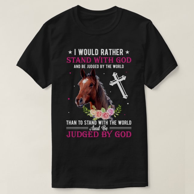 Camiseta Eu ficaria de preferencialmente com um presente de (Frente do Design)