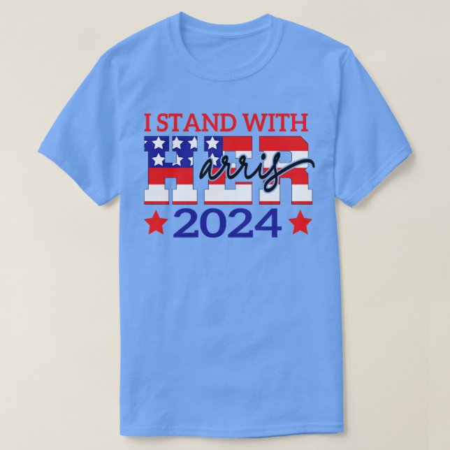 Camiseta Eu fico com (Frente do Design)