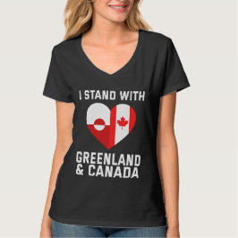 Camiseta Eu Fico Com A Groenlândia E O Canadá