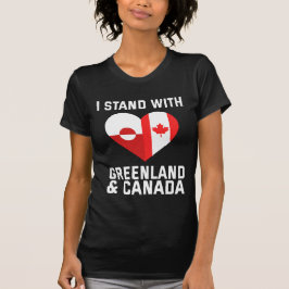 Camiseta Eu Fico Com A Groenlândia E O Canadá