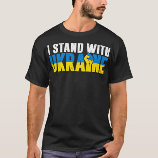 Camiseta Eu Fico Com A Ucrânia