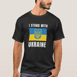 Camiseta Eu Fico Com A Ucrânia