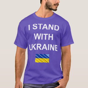 Camiseta Eu fico com a Ucrânia