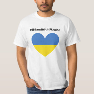 Camiseta Eu Fico Com A Ucrânia 