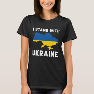Camiseta Eu Fico Com A Ucrânia
