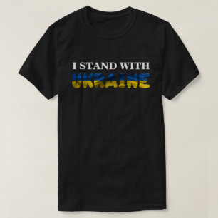 Camiseta EU FICO COM A UCRÂNIA T-Shirt