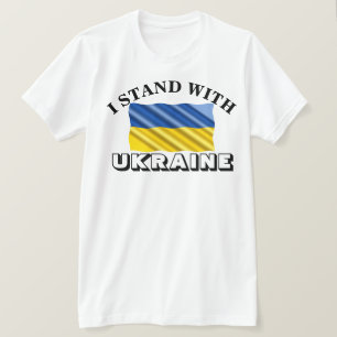 Camiseta EU FICO COM A UCRÂNIA T-Shirt