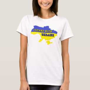 Camiseta EU FICO COM A UCRÂNIA T-Shirt