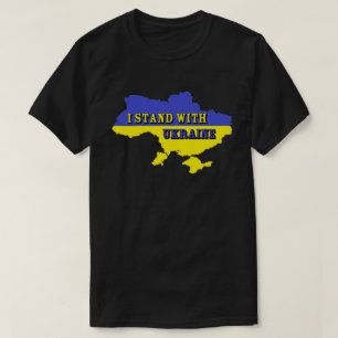 Camiseta EU FICO COM A UCRÂNIA T-Shirt