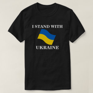Camiseta EU FICO COM A UCRÂNIA T-Shirt