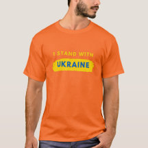 Eu Fico Com A Ucrânia T-Shirt