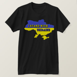 Camiseta EU FICO COM A UCRÂNIA T-Shirt