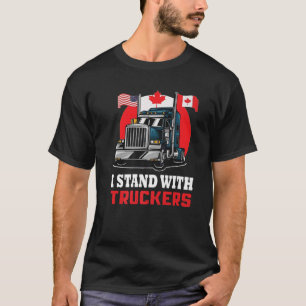Camiseta Eu fico com caminhoneiros e cito o apoio Legal dos
