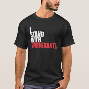 Camiseta Eu Fico Com Imigrantes Sonhando Eu Fico Com Imigra