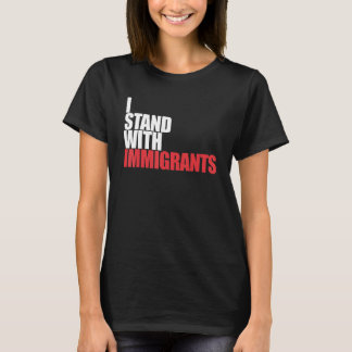 Camiseta Eu Fico Com Imigrantes Sonhando Eu Fico Com Imigra