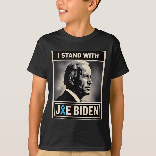 Camiseta Eu Fico Com Joe Biden (Frente)