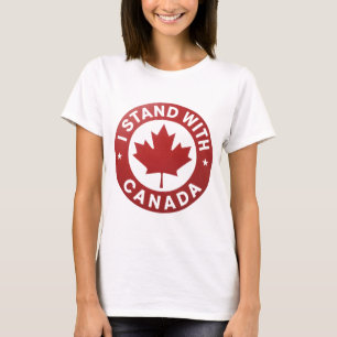 Camiseta Eu fico com o Canadá