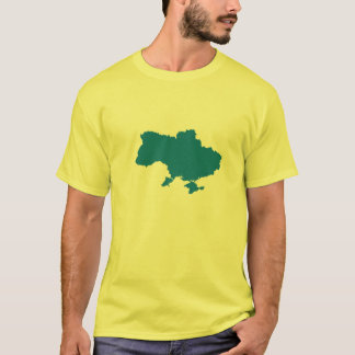 Camiseta Eu Fico Com O Mapa Ucraniano