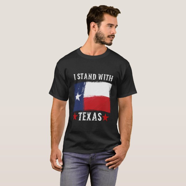 Camiseta Eu Fico Com O Texas (Frente Completa)