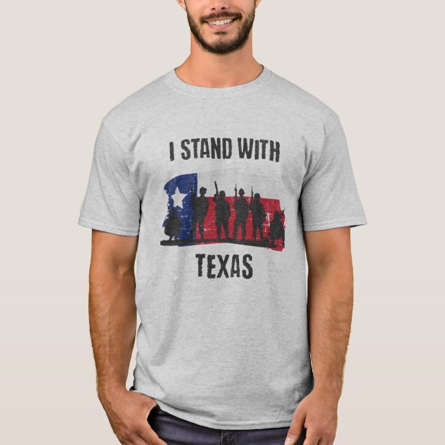 Camiseta Eu fico com o Texas #texit (Frente)