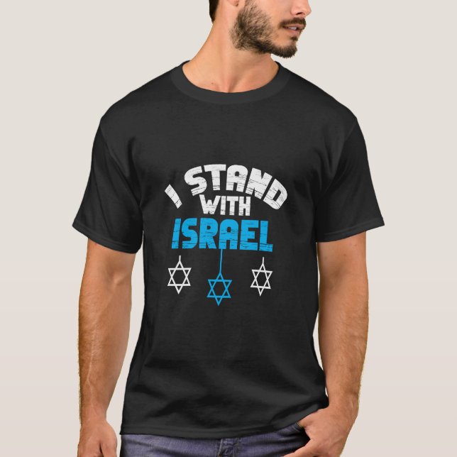 Camiseta Eu Fico Com Presentes Judeus De Israel (Frente)