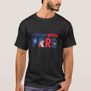 Camiseta Eu Fico com PRRD Orgulho Pinoy Resistência Para Du