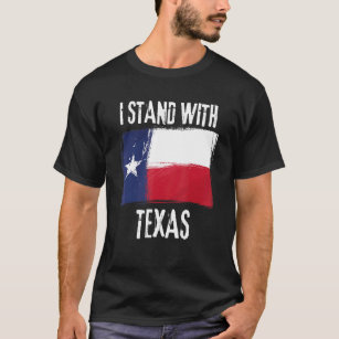 Camiseta Eu Fico No Texas Flag Usa State No Texas