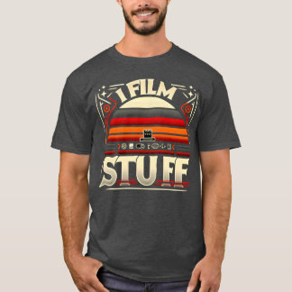 Camiseta Eu Filmo a família das coisas