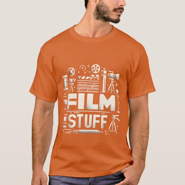 Camiseta Eu Filmo presente de coisas (Frente)