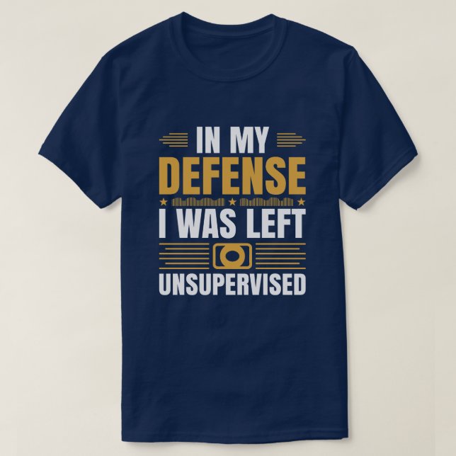 Camiseta Eu Fiquei Sem Controlo Humor (Frente do Design)