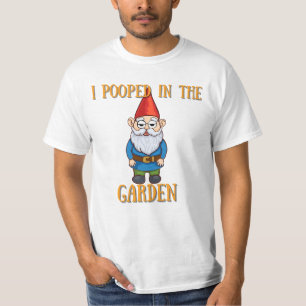 Camiseta Eu fiz cocô no jardim