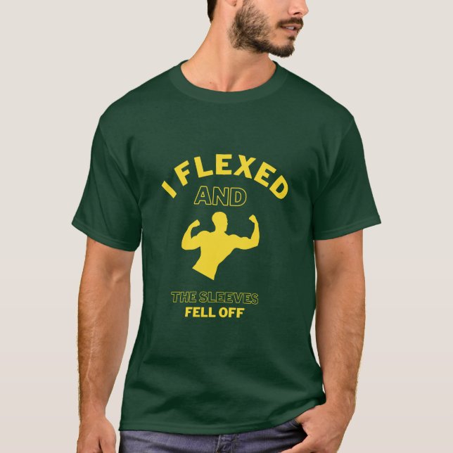 CAMISETA EU FLEXI E AS CAPAS CAIRAM (Frente)