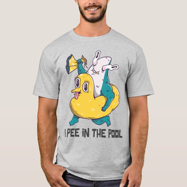 Camiseta Eu Frio Na Piscina (Frente)
