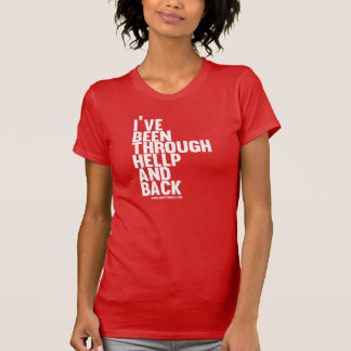 Camiseta Eu fui através de HELLP e de parte traseira