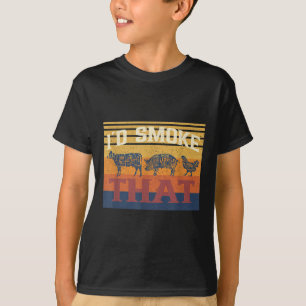 Camiseta Eu Fumava Aquele Barbecue De Churrasco Engraçado G