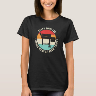 Camiseta Eu Fumo Carne E Sei Coisas Gritando Pitmaster