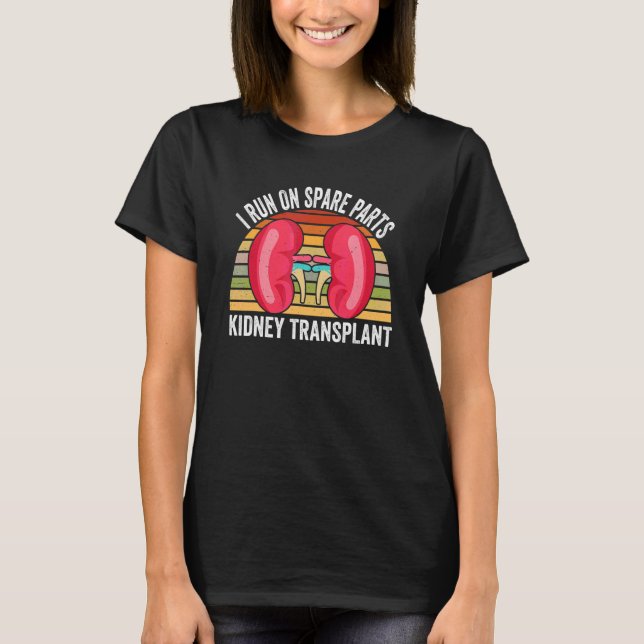 Camiseta Eu Funciono Com Peças Sobressalentes Doação de Tra (Frente)