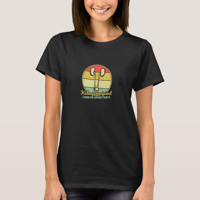 Camiseta Eu Funciono Com Peças Sobressalentes Receptor de R (Frente)