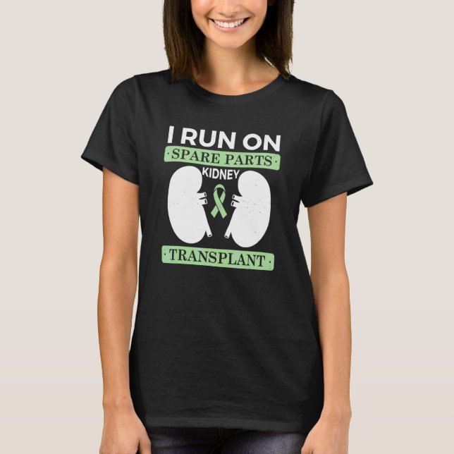 Camiseta Eu Funciono Com Peças Sobressalentes Transplante D (Frente)