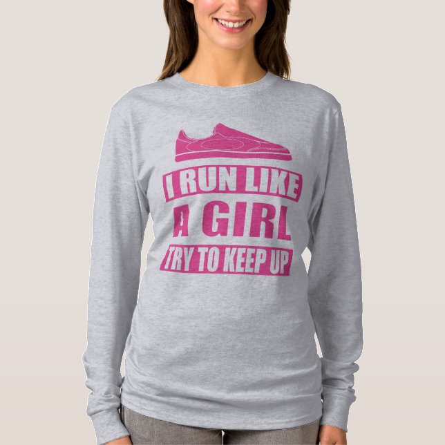 Camiseta Eu funciono como uma menina (Frente)